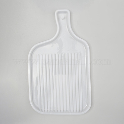 Rechteck mit Streifengriff Essteller Silikonformen&nbsp;X-DIY-L021-55