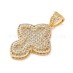Ottone micro spianare pendenti zirconi&nbsp;KK-S510-48G-04