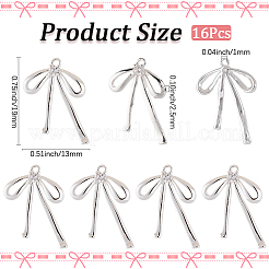 8 Paar Messing-Anhänger mit Mikropflaster und klaren Zirkonia&nbsp;KK-SC0006-23