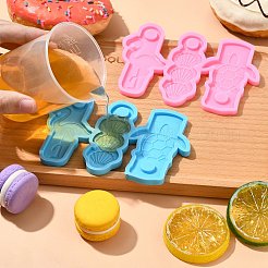 Diy diy tasse deckel dropping selbstklebendes identifikationsetikett 40oz straw fixing label plate rucksack label plate silicone making kits&nbsp;DIY-CJ0002-75