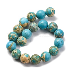 Gefärbte natürliche Regalit/Imperial Jaspis/Meeressediment Jaspis Perlen Stränge&nbsp;G-B124-C03-05