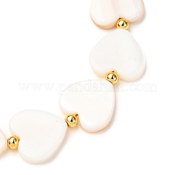 Braccialetti con perline di perle di conchiglia da donna&nbsp;BJEW-JB12424