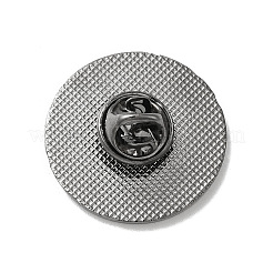 Acht-Diagramm-Taktik mit Yin-Yang-Emaille-Pin&nbsp;JEWB-K008-01B