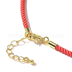 Fabrication de colliers en cordon de nylon Milan&nbsp;MAK-M028-01G-22