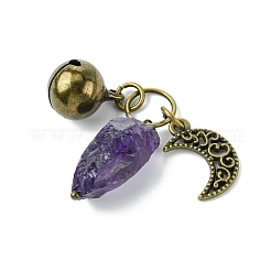 Halsbandanhänger aus natürlichem Amethyst&nbsp;HJEW-PH01731