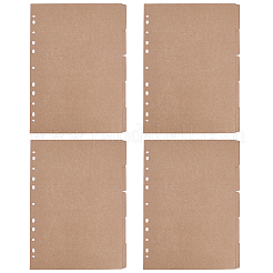 5 intercalaire en papier kraft&nbsp;AJEW-CP0011-76C