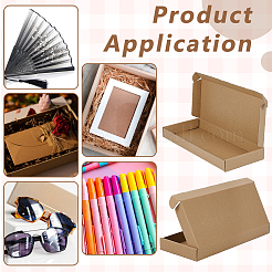 Boîtes d'expédition pliantes en papier kraft&nbsp;CON-BC0008-13A