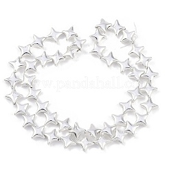 Fili di perline di ematite sintetica non magnetica elettrolitica&nbsp;G-C156-04