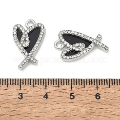 Legierung rhinestone-anhänger&nbsp;FIND-D044-20P-01