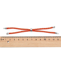 Einstellbare Nylonschnur Slider Armband machen&nbsp;MAK-F026-A-P