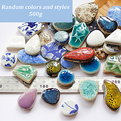 500 g handgefertigte Porzellan-Cabochons&nbsp;PORC-SP0001-17