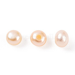 Perles de culture d'eau douce naturelles de Grade 3a&nbsp;PEAR-N018-3A-3035B