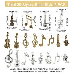 Tibetischer stil Aluminium Anhänger & Charms&nbsp;TIBE-PH0002-08