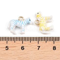 Anhänger aus Zebra-Emaille&nbsp;ENAM-P264-05G