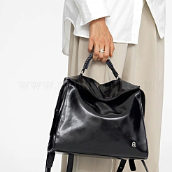 Poignée de sac en cuir de vache&nbsp;DIY-WH0308-876