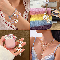 Colgantes de esmalte de aleación 48pcs 6 estilos&nbsp;ENAM-TA0003-40