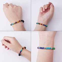 Chakra-Armband selber machen&nbsp;DIY-SC0009-48AS