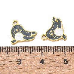 304 Edelstahl-Emaille-Anhänger&nbsp;SA-CBA7876-29G-08