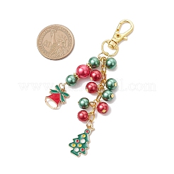 6 pz decorazioni pendenti in lega smaltata natalizia&nbsp;HJEW-JM03684