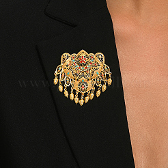 Anstecknadeln aus Messing und Emaille im Vintage-Stil&nbsp;AP6889