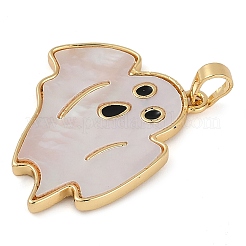 Halloween-Anhänger mit Messing-Emaille-Beschichtung&nbsp;KK-U032-10A-G