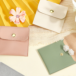 5 pz 5 colori sacchetti portagioielli in similpelle PU&nbsp;ABAG-CL0001-04B