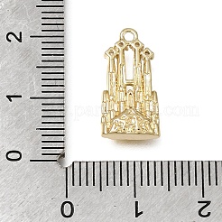 Pendenti in zirconi cubici trasparenti in micro pavè di ottone&nbsp;KK-A302-11G