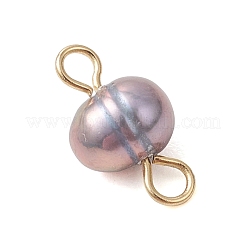 Breloques connecteur de pomme de terre en perles de culture d'eau douce naturelles&nbsp;PALLOY-JF05062