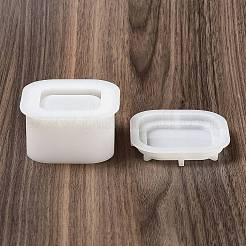 Silikonformen für Kerzenhalter und Deckel zum Selbermachen&nbsp;DIY-F144-07A