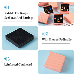 Cajas de almacenamiento de regalo de cartón con textura de rombo&nbsp;CON-TAC0010-03B-05
