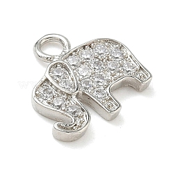 Ciondoli in ottone zirconi chiari micro pavé&nbsp;KK-H528-08P