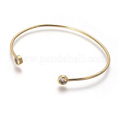 Del polsino in ottone&nbsp;BJEW-P245-04