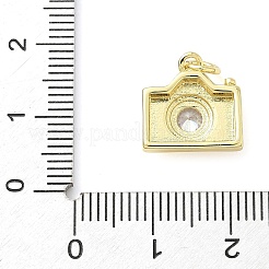 Pendentifs en laiton zircon cubique pavé&nbsp;KK-Z120-58B-G