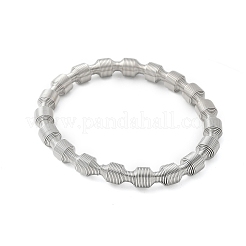 304 Edelstahl Stretch-Armreifen für Damen&nbsp;LS-BJEW-P315-02F-P