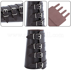 Braccialetti regolabili in cordoncino di cuoio con fibbie in lega&nbsp;AJEW-WH20070-151B