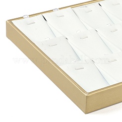 18 Gitter Kunstleder Schmuck Anhänger Tabletts&nbsp;CON-G023-04B