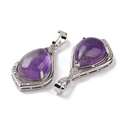 Pendentifs en améthyste naturelle&nbsp;G-H283-04P-23