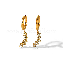 Set di orecchini a forma di luna e ciondolo a farfalla in acciaio inossidabile 304 per donna&nbsp;JP4226
