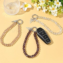 3 pendentif en verre décoratif.&nbsp;HJEW-YW00570