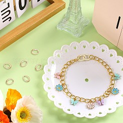 8 Stück Messing-Federtorringe&nbsp;KK-SC0003-45