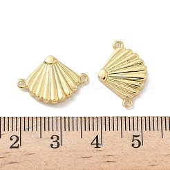 Muschelförmige Verbindungsstück-Anhänger aus Messing&nbsp;KK-P325-07G