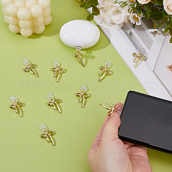 Bouchons anti-poussière mobiles en plastique 10 pièces&nbsp;HJEW-DC00096