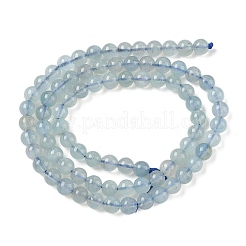 Chapelets de perles en aigue-marine naturelle&nbsp;G-D327-B01-5mm
