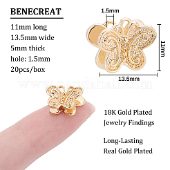 Messing Perlen&nbsp;KK-BC0006-57G