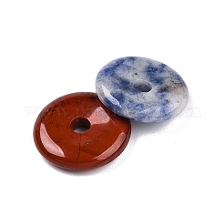 Donut-Anhänger aus natürlichen und synthetischen Steinen&nbsp;G-N344-38C