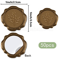 50 Stück selbstklebende Wachssiegelaufkleber&nbsp;DIY-CP0010-99B