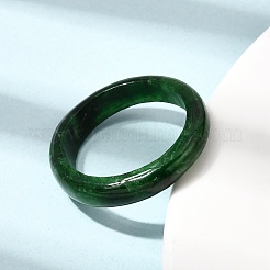 Bague en jade naturel teinté du Myanmar&nbsp;RJEW-C160-01B