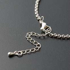 Herstellung von Rolo-Armbändern aus Edelstahl 304&nbsp;AJEW-JB01013
