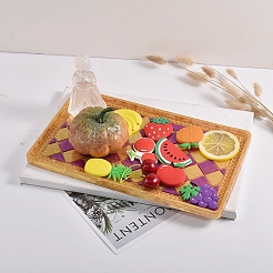Moules de dessous de verre en silicone bricolage&nbsp;DIY-G079-19