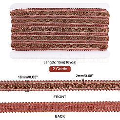 Besatz aus Polyestergeflecht&nbsp;OCOR-WH0085-01B